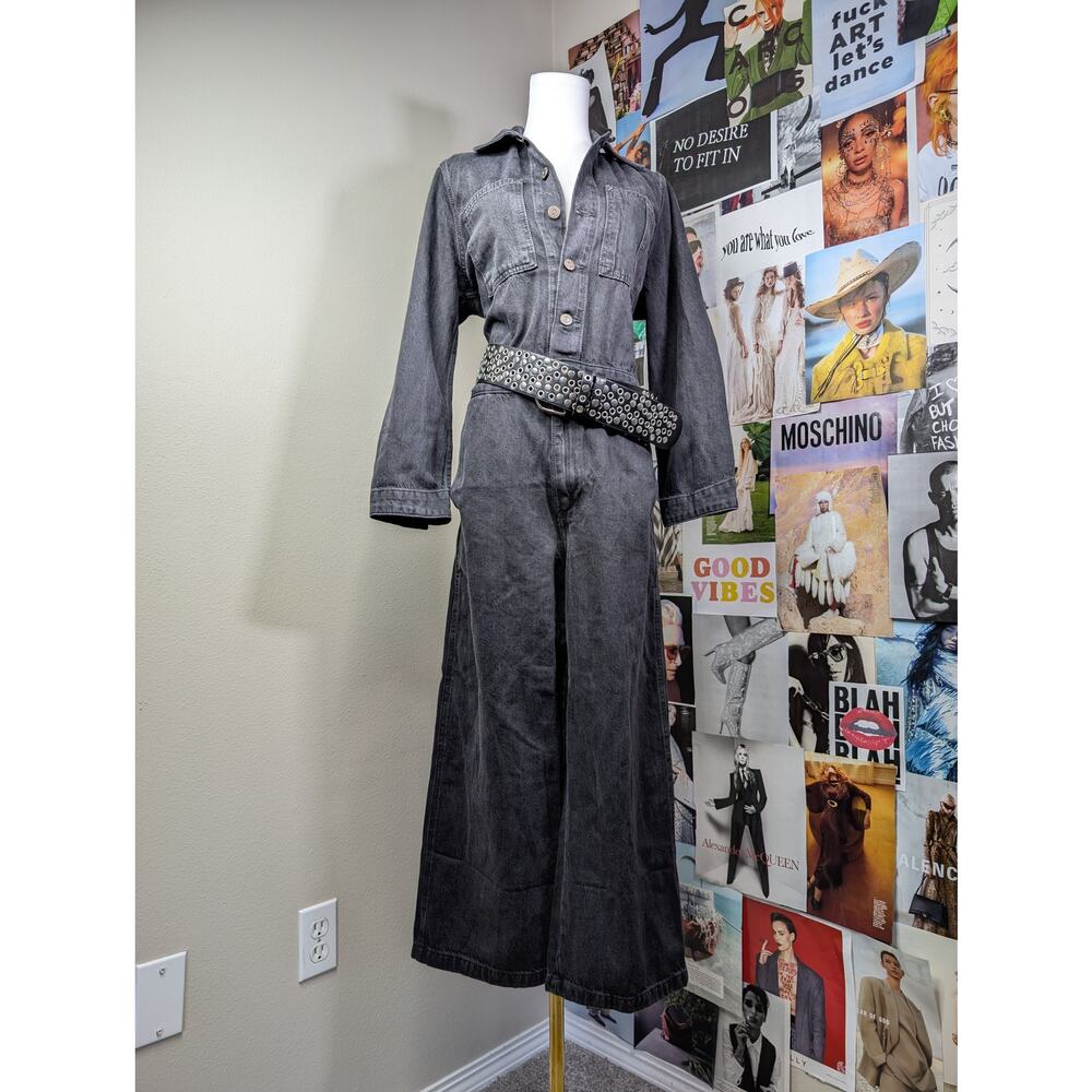 Levis NWT Denim Jumpsuit Small black Denim